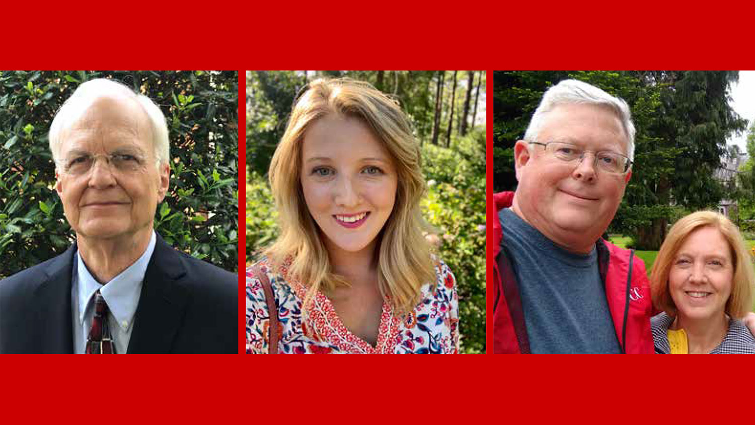 From left: Sam Burgiss, Laura Geary, Karen and Steve Welton