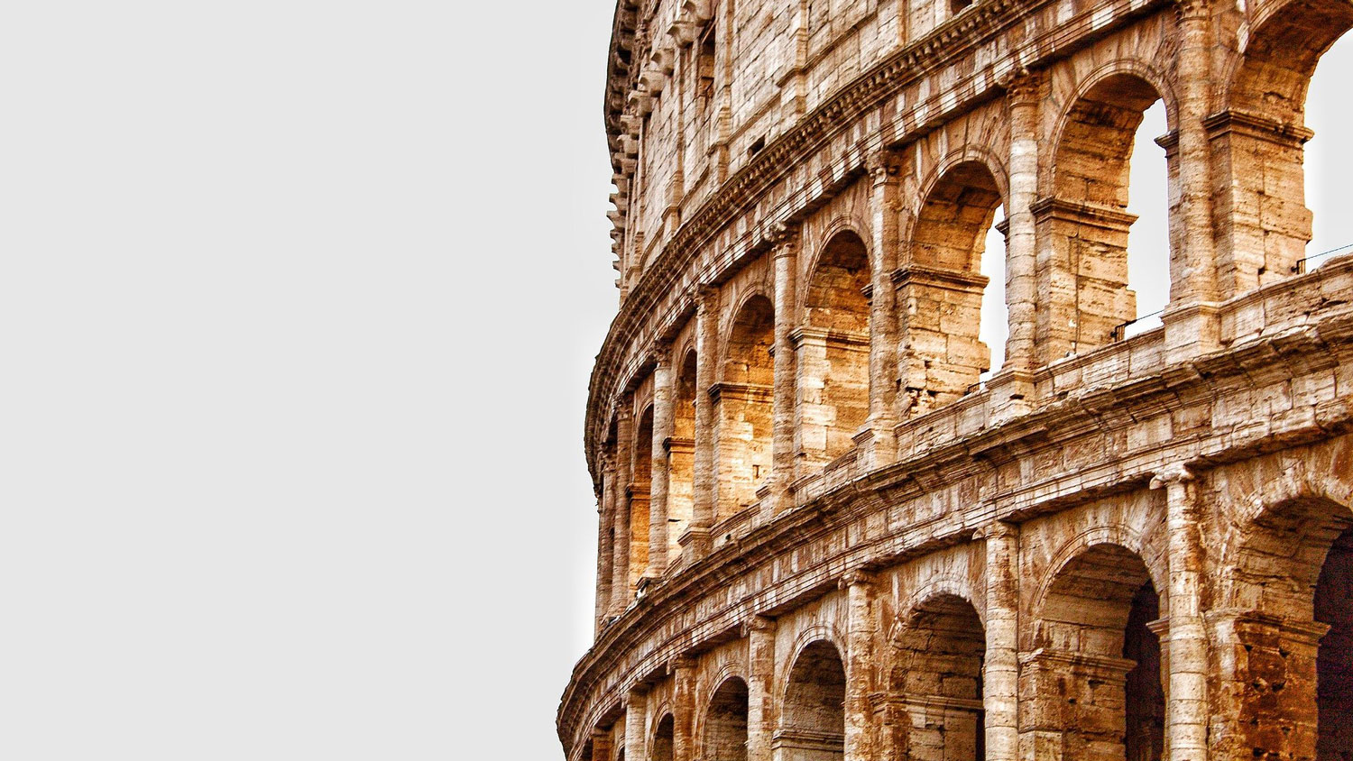 The Roman Colosseum.