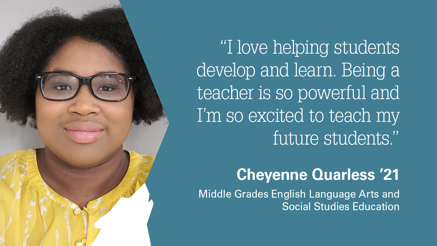 Cheyenne Quarless photo and quote