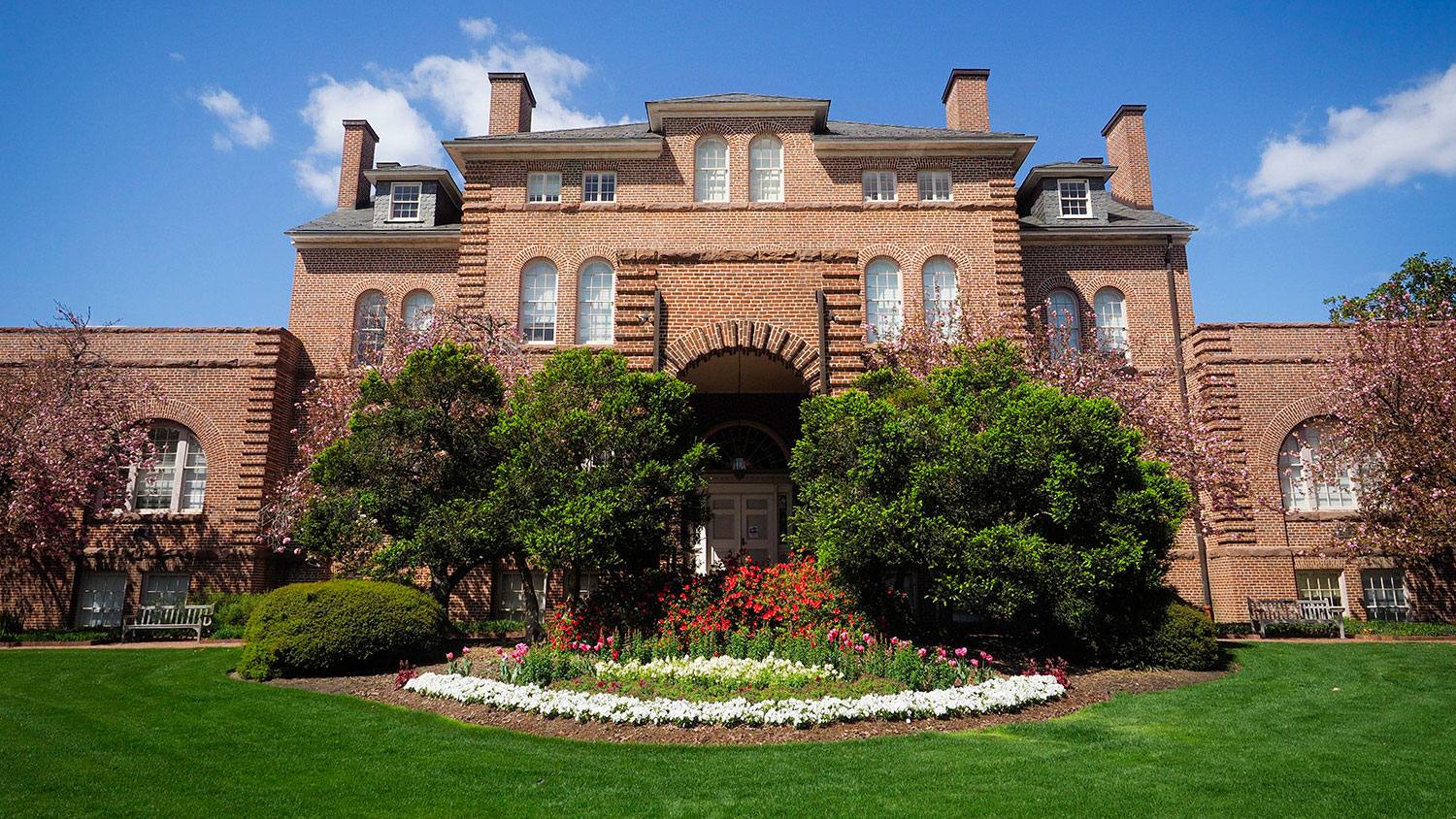 The exterior of Holladay Hall