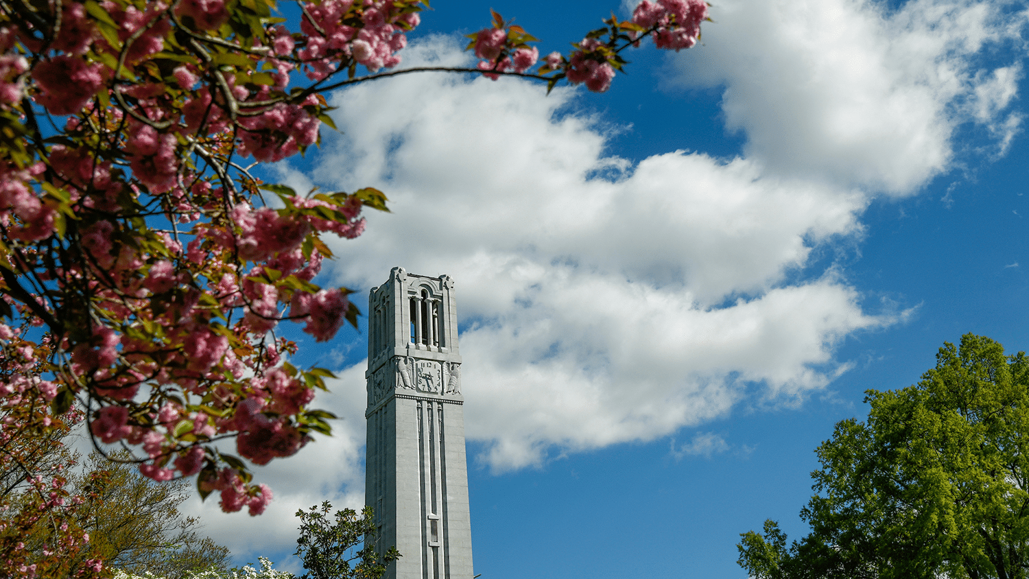 The belltower on a spring day