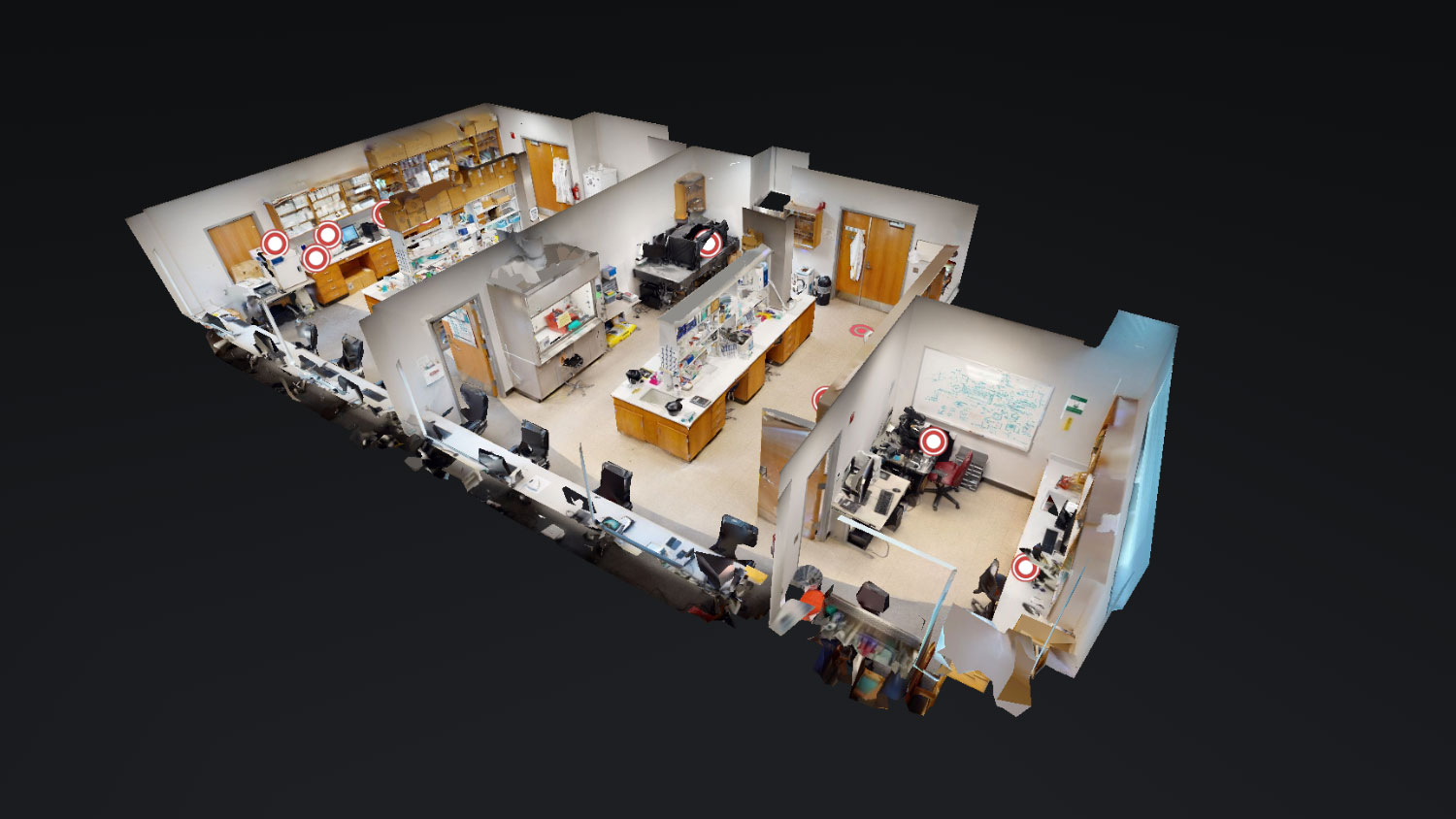 An immersive virtual tour of the Dickey group lab