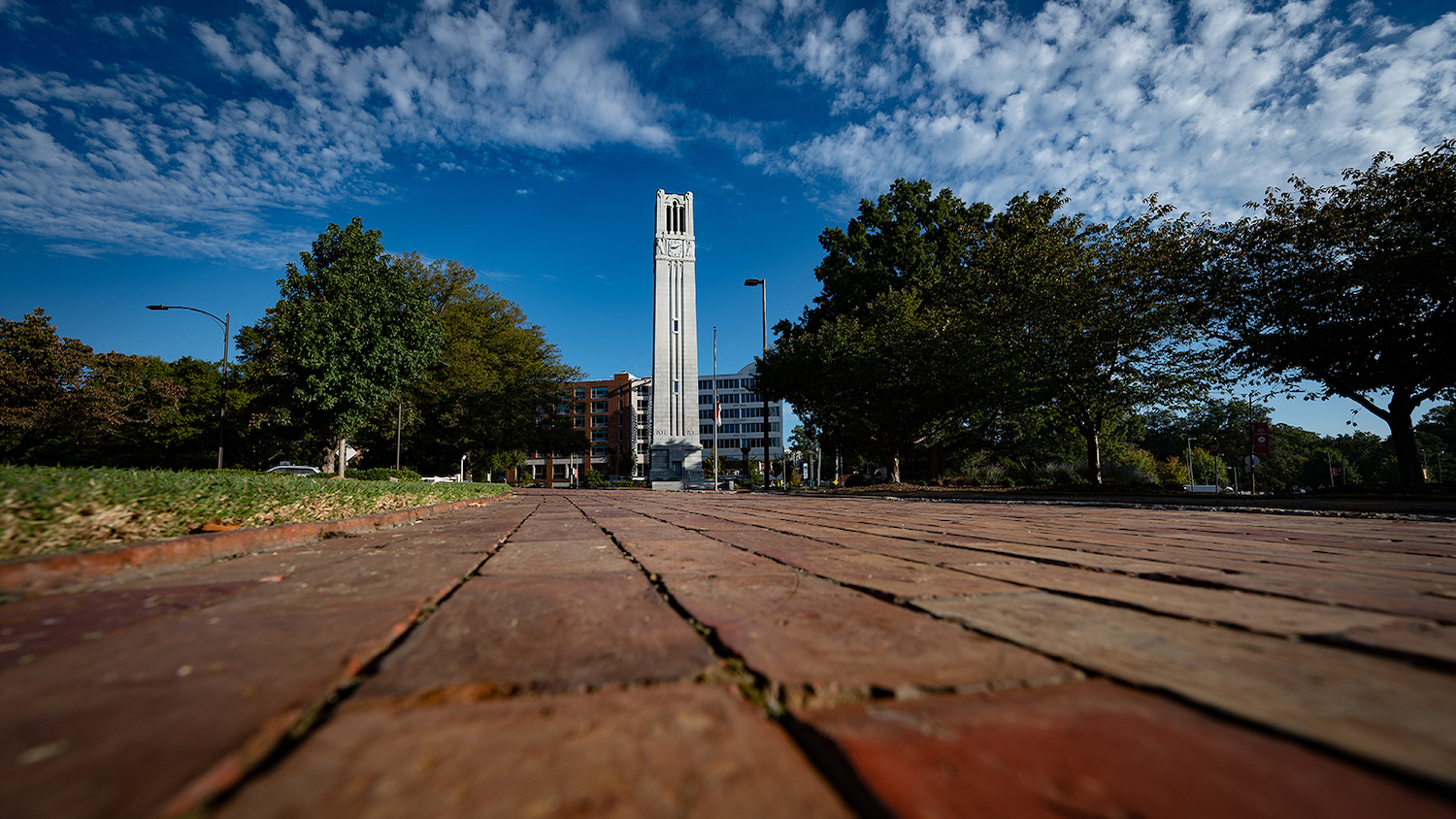 The NC State Belltower on main campus. Photo by Marc Hall.