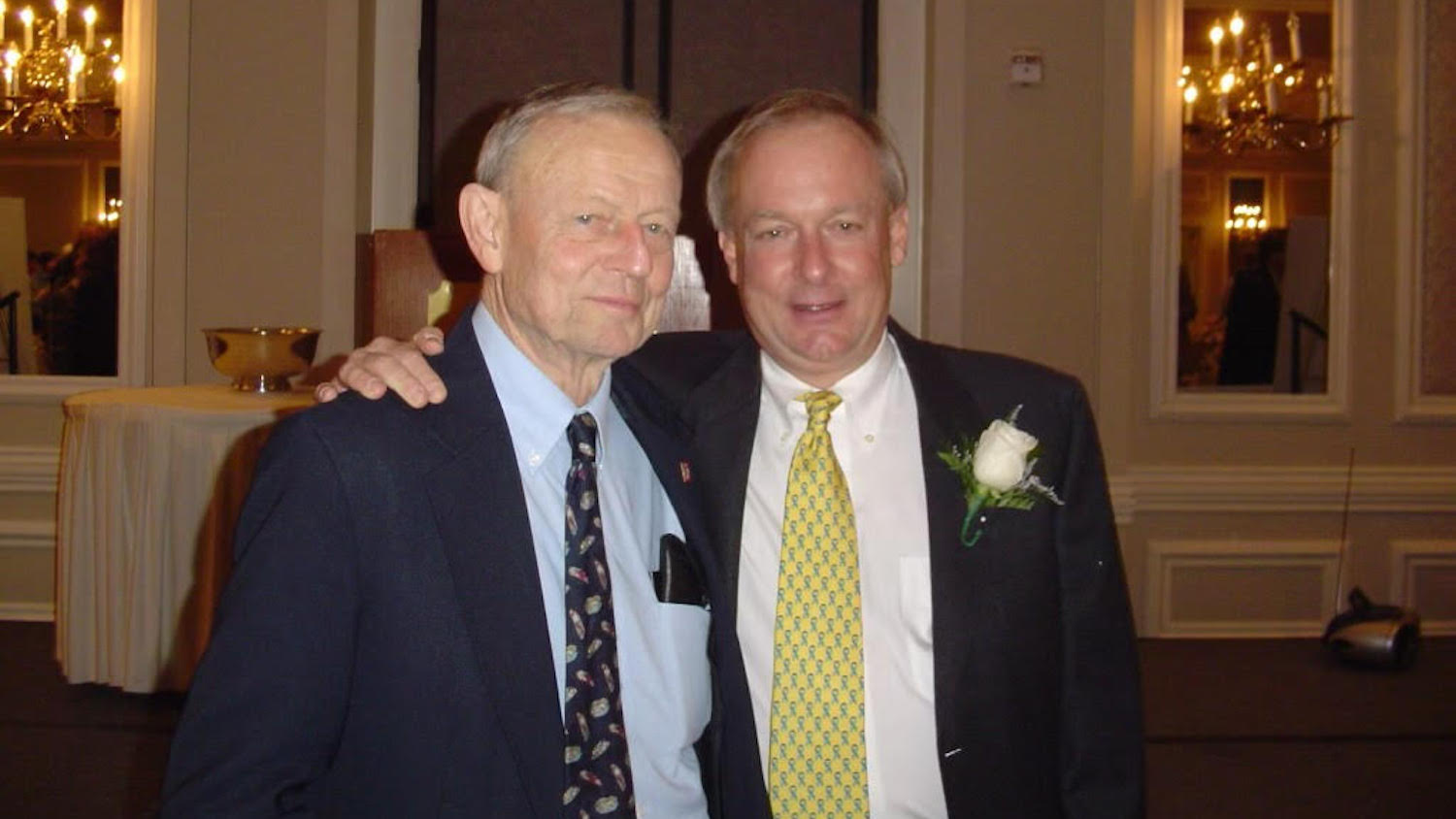 Cyrus B. King Jr. (right) and his father, Cyrus B. King Sr.