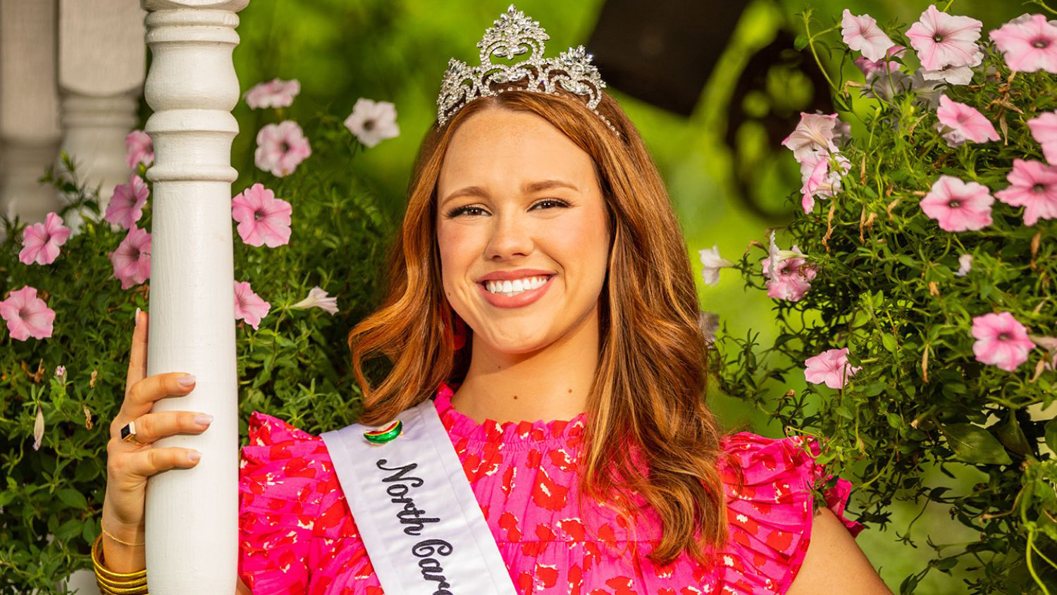 Gracy Peterson, a CALS student majoring in agricultural business management, is the 2023 North Carolina Watermelon Queen. Photo provided by Gracy Peterson