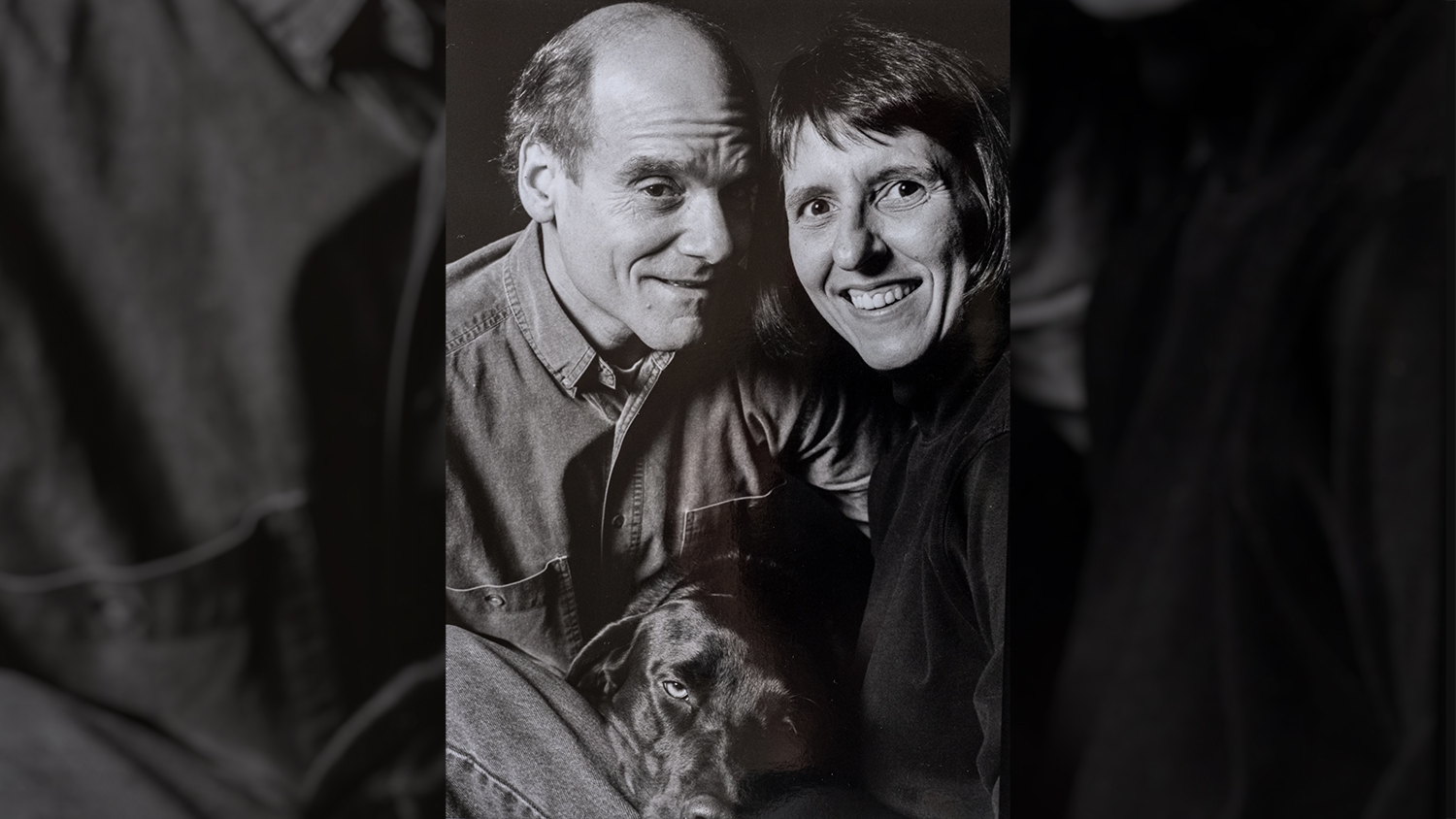 Susan Toplikar with her husband, Mike Cindric in 1996. Photo courtesy Design Dimension.