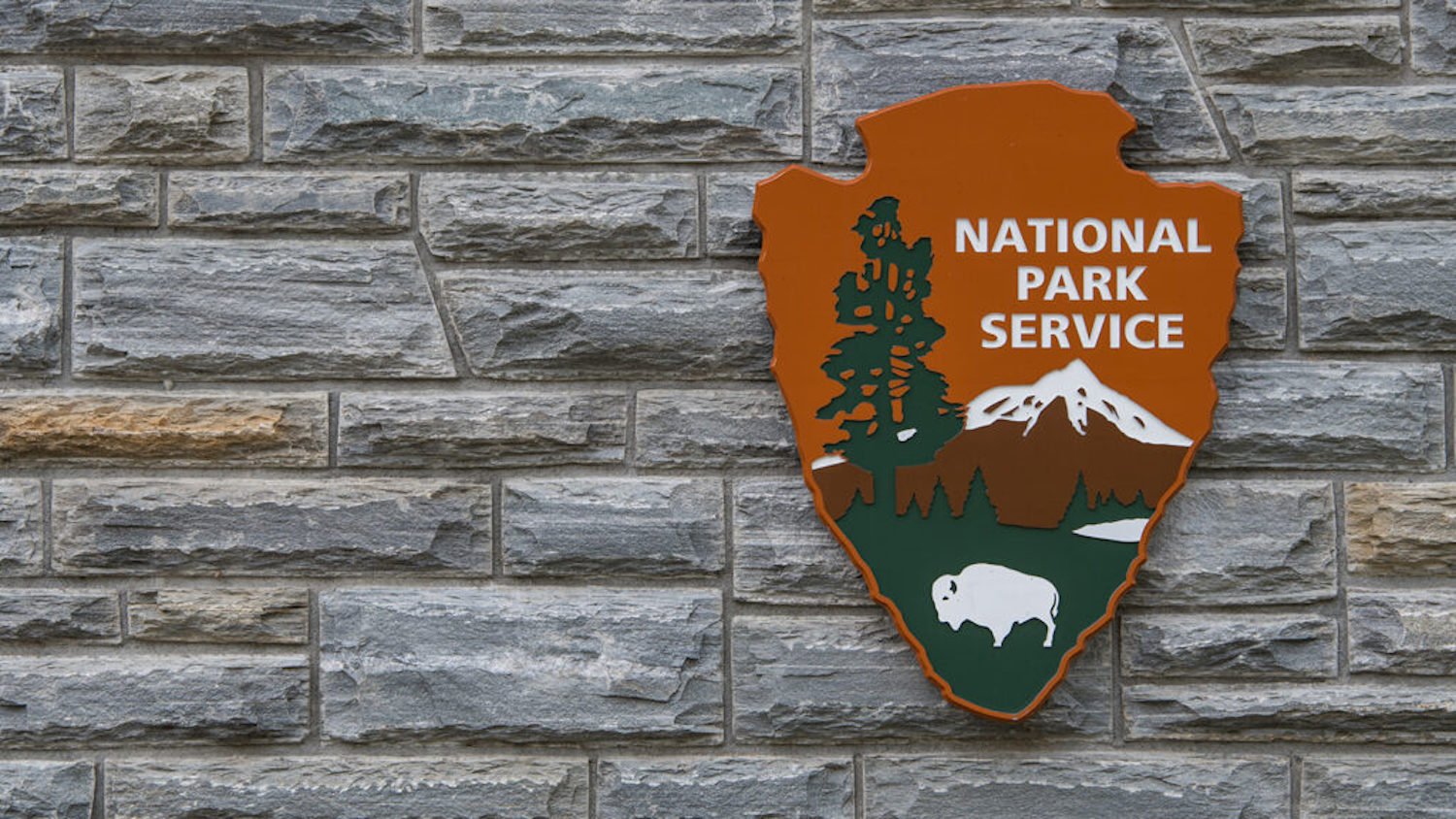 A National Park Service sign