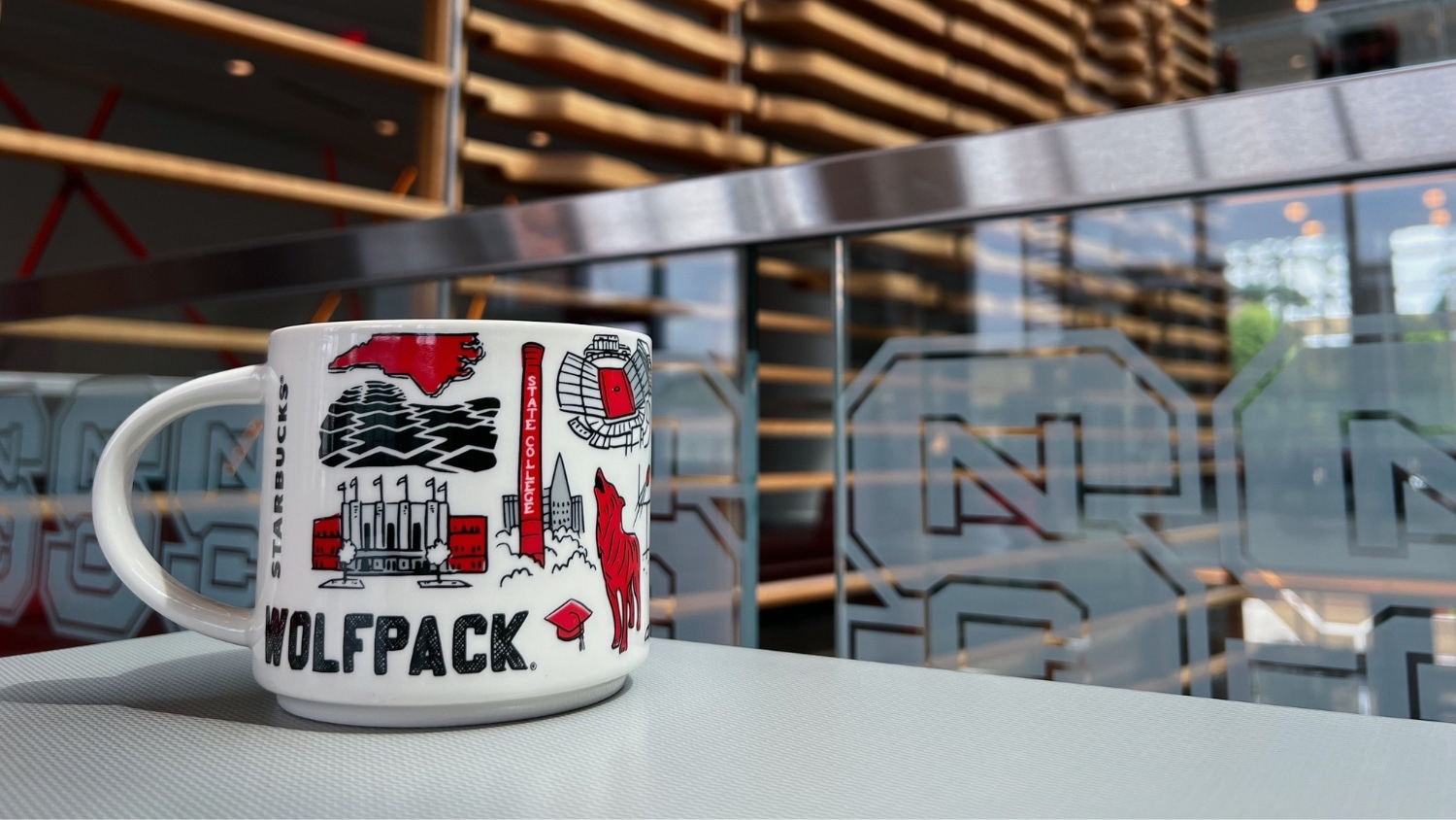 NC State's new Starbucks cobranded mug