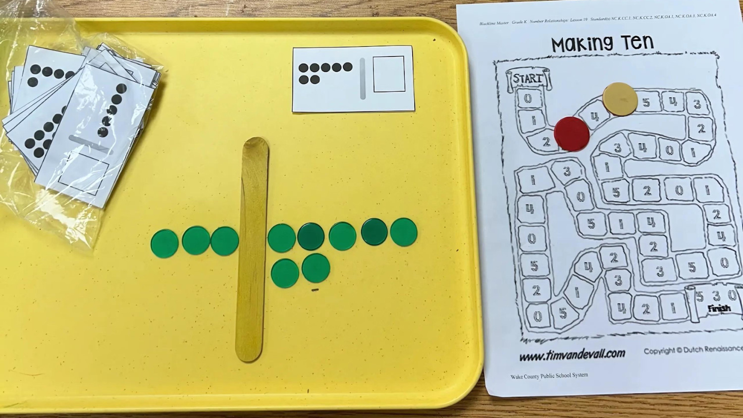 Classroom organization tools and consonant-vowel-consonant (CVC) cards