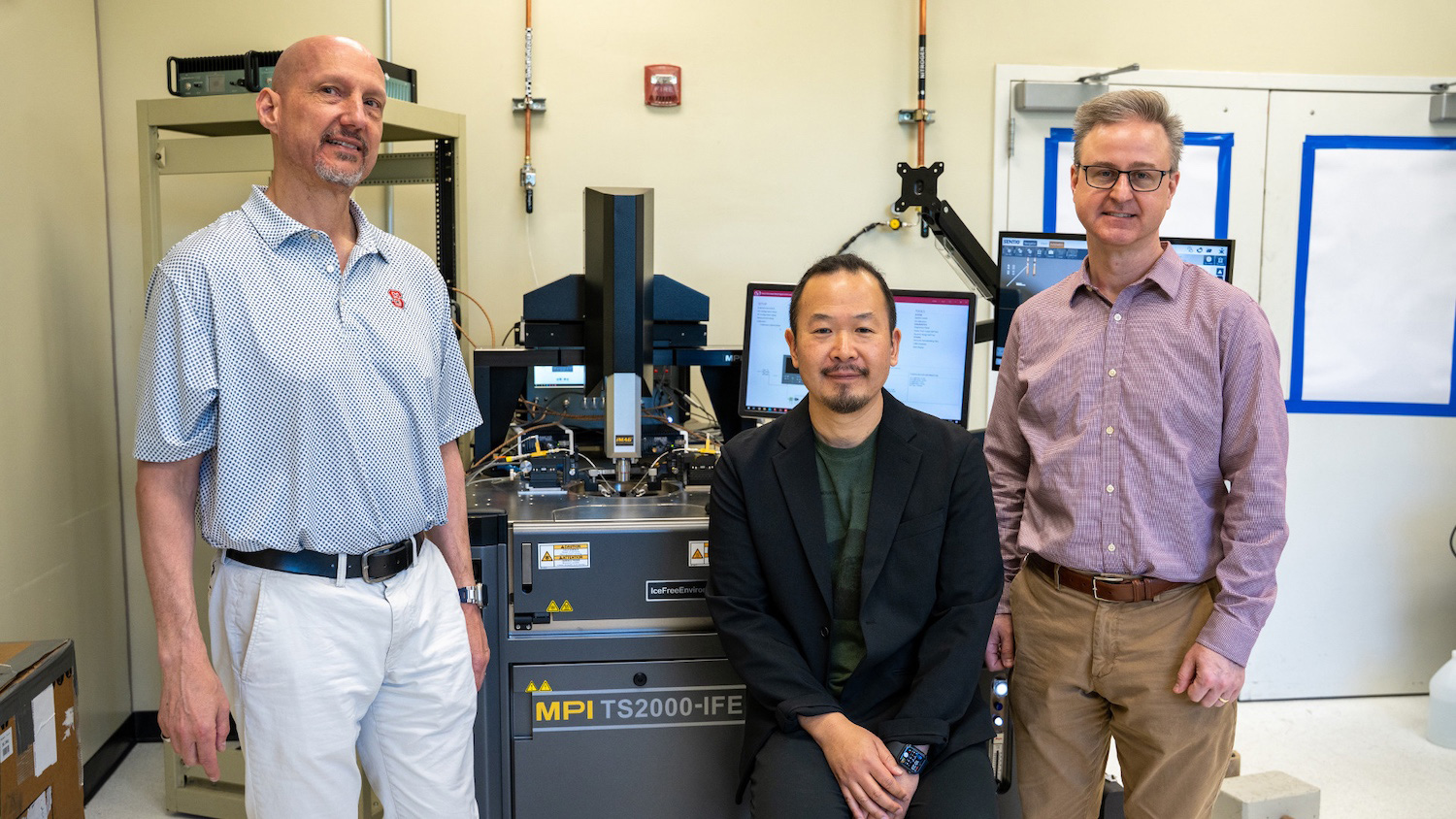 From left. Fred Kish, Stan Cheung and Jonathan Wierer.